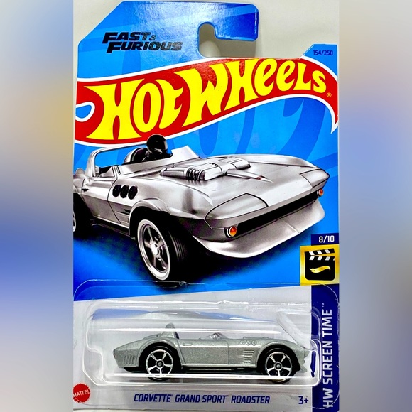 β
 π 4/$20 π HOT WHEELS 8/10 SCREEN TIME CORVETTE GRAND SPORT ROADSTER #154/250 - Picture 1 of 3